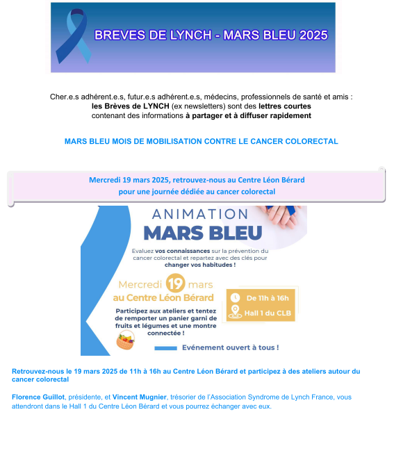 Brèves de Lynch – Mars 2025
