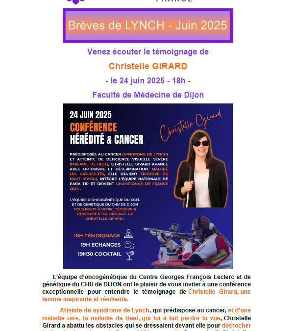 Brève de Lynch – Juin 2025
