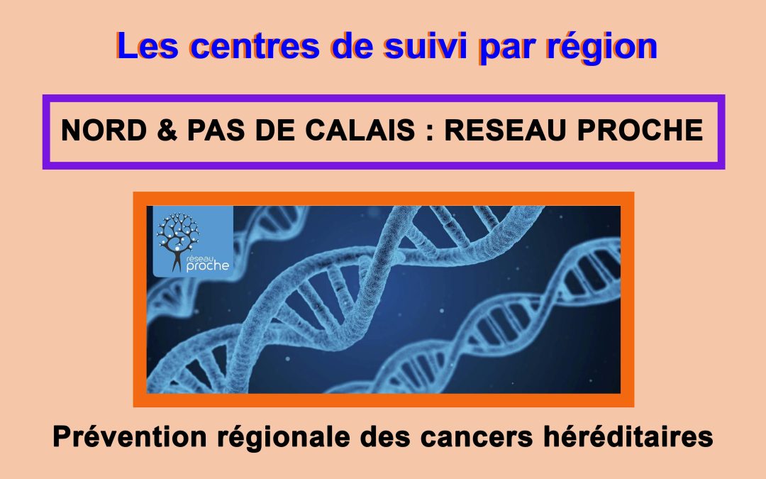 PROCHE le réseau de suivi des départements du Nord et du Pas-de-Calais