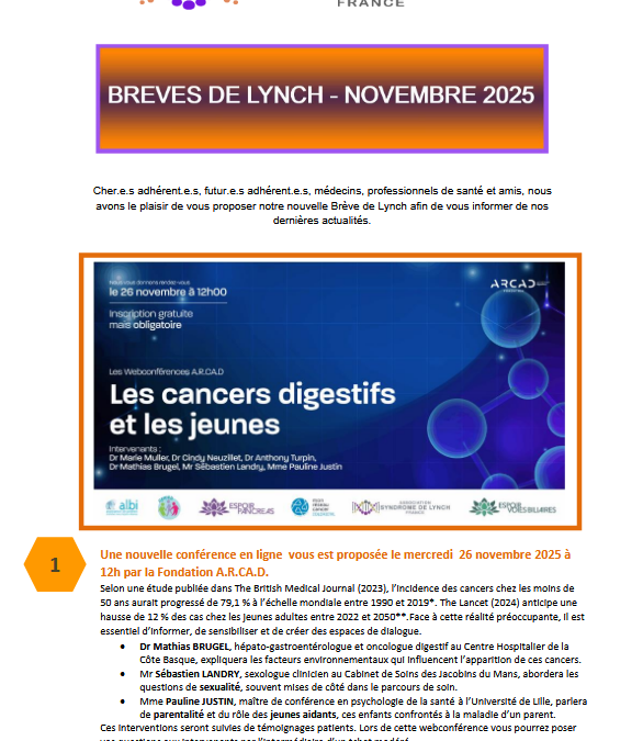 Brève de Lynch – Novembre 2025